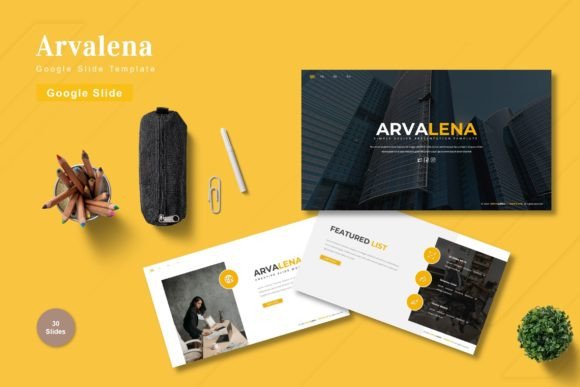 Arvalena - Google Slide Template: Your Toolkit for Impactful Presentations
