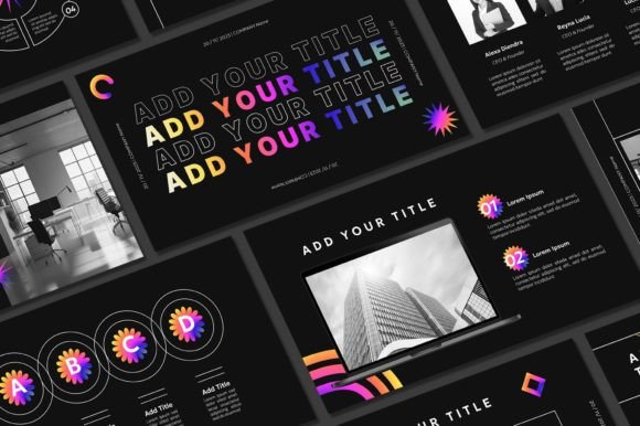 Black Gradient Powerpoint Template: Elevating Your Visual Narrative