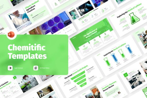 Chemitific PowerPoint Template: Science-Forward Slide Design