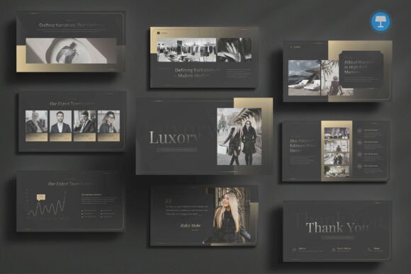 Elevate Your Brand with a Luxury Keynote Template