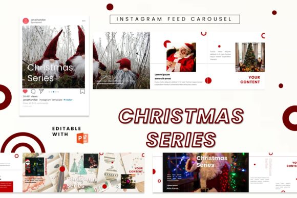 Elevate Your Holiday Content with Instagram Carousel - Christmas Series