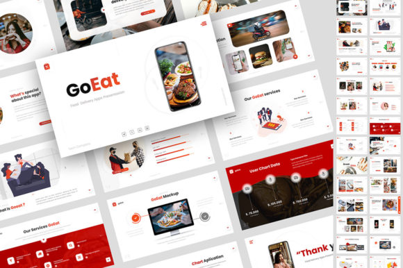 Food Apps PPT Presentasion Template: Elevate Your Pitch