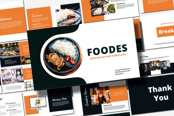 Foodes - Google Slides Template: A Modern Solution for Visual Storytelling