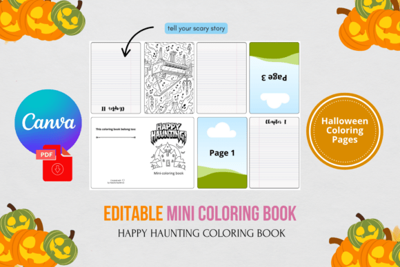 Mini Coloring Story Book Canva Template: A Creative Toolkit