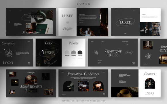 Minimal Brand Identity Presentation: The Luxee Approach