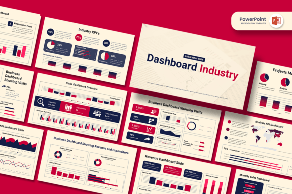 Transform Your Data Story with KPI - Dashboard Industry Power Point