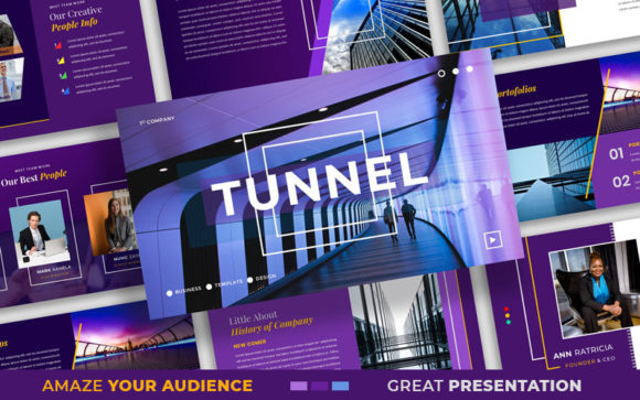 Tunnel: A Modern Google Slide Template for Dynamic Ideas