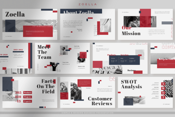 Zoella: A Modern Business Presentation That Captivates